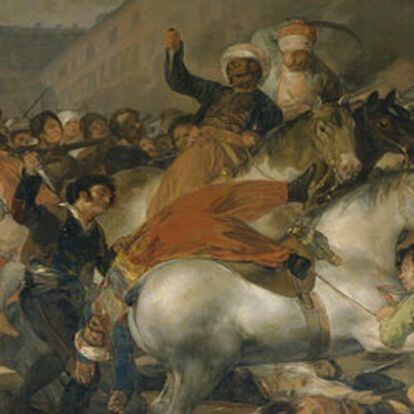 La carga de los Mamelúcos, de Goya.