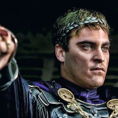 Joaquin Phoenix en ‘Gladiator’: cómo gobernar un imperio cicatriz arriba y dedo abajo.