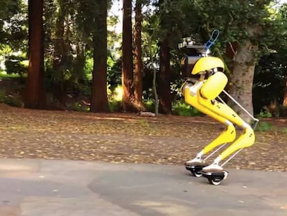 Lo que nos quedaba por ver, robots patinadores para repartir paquetes