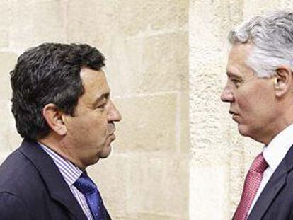 Loaiza y Menacho, el pasado mayo en el Parlamento andaluz.