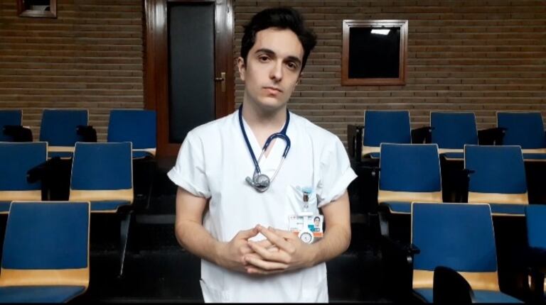 Antonio Pujol de Castro, presidente del Consejo Estatal de Estudiantes de Medicina.