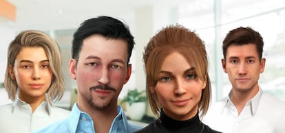 Los humanos digitales de Wehumans.