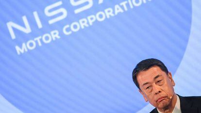 Makoto Uchida, CEO de Nissan, el lunes en Londres.