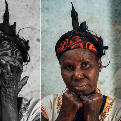 Beatrice N'Guessan rehizo su vida después de padecer lepra de niña. Aún vive con su esposo y varios de sus nueve hijos en la antigua leprosería en la que le trataron la enfermedad hacer medio siglo.