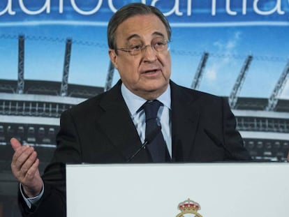 Florentino Pérez, presidente del Real Madrid.