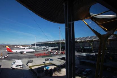 Vista del aeropuerto madrileño de Barajas, operado por Aena.