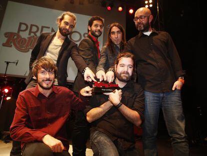 Vetusta Morla, premiado por el mejor disco y mejor grupo del milenio en los premios Rolling Stone.