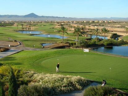 Vista del campo de golf de Hacienda del Álamo.