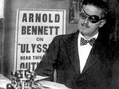 El escritor James Joyce.