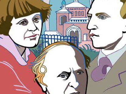 Marina Tsvetàieva, amb Alexander Blok i Josep Brodsky..