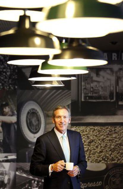Howard Schultz, consejero delegado de Starbucks.