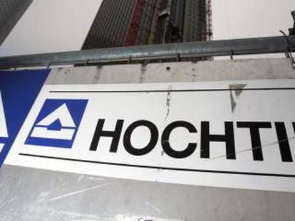 Logotipo de Hochtief, filial de ACS en Alemania.