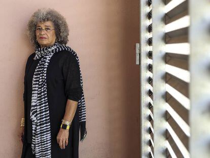 Angela Davis en Barcelona.