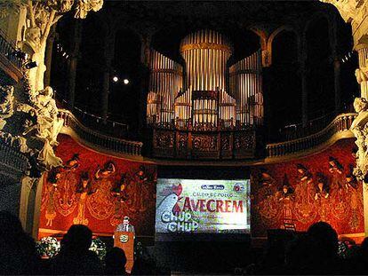 Centenario del nacimiento de Lluís Carulla, fundador de Gallina Blanca, en el Palau de la Música, en 2004.