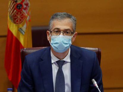 MADRID, 11/12/2020.- El gobernador del Banco de España, Pablo Hernández de Cos