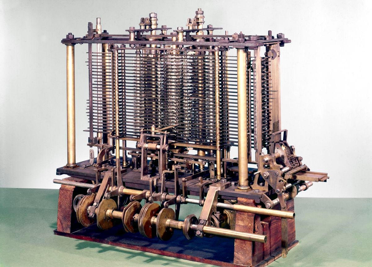 La máquina analítica de Babbage  | historia del computador | generaciones del computador