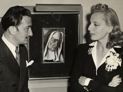 Tamara de Lempicka y Salvador Dalí, en Nueva York, 1941.