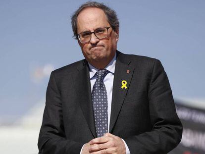 El presidente catalán Quim Torra. En vídeo, sus declaraciones en Catalunya Ràdio.