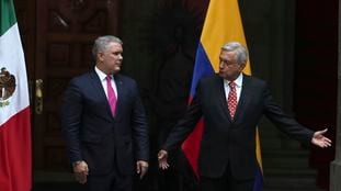 López Obrador recibe a Duque.