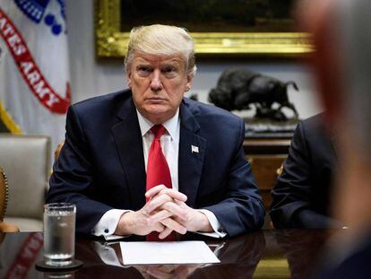 Donald Trump, este viernes en la Casa Blanca.