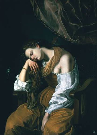 'María Magdalena como Melancolía’, de la pintora Artemisia Gentileschi.