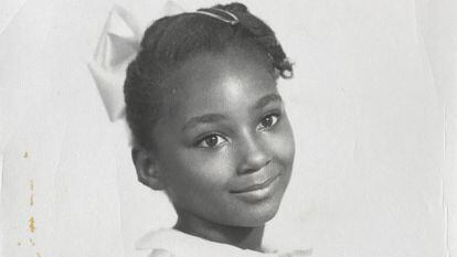 Sherry Johnson, a los siete años de edad.