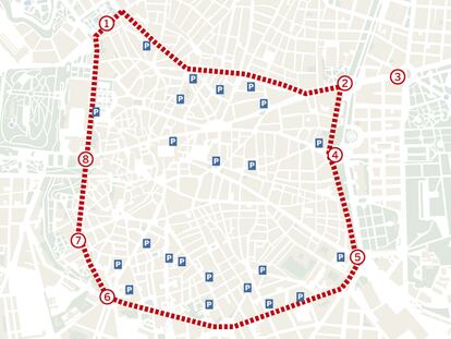 La policía admite dificultades para controlar quién circulará por Gran Vía