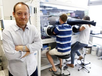 Luis Manuel Rubio, en el Centro de Biotecnolog&iacute;a y Gen&oacute;mica de Plantas.