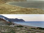 En 1987 se declaró el primer parque marítimo-terrestre de España en Cabo de Gata-Níjar. En 2003, explica Greenpeace, "se puso el primer ladrillo del hotel El Algarrobico en Carboneras, con más de 20 plantas. Una orden judicial lo paralizó en 2006. Según la ONG, es "referente del acoso a los espacios protegidos": fue avalado por el Ayuntamiento, que le dio licencia, y por la Junta, que modificó el Plan de Ordenación de los Recursos Naturales para hacer la zona urbanizable. En 2009, Medio Ambiente paralizó la expropiación de los terrenos. "A pesar de los 16 pronunciamientos judiciales sobre su ilegalidad, sigue en pie".
