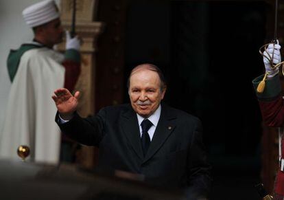Abdelaziz Buteflika en enero pasado en Argel.