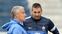 Deschamps (i) y Benzema charlan en 2013 en Porto Alegre (Brasil).