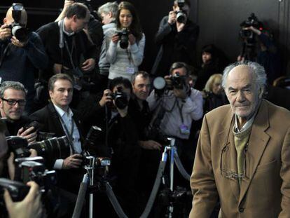 El director George Sluizer antes de la proyecci&oacute;n en Berlin de &#039;Dark Blood&#039;.