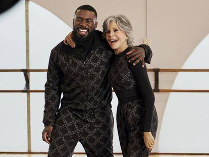 La actriz Jace Fonda y el coreógrafo JaQuel Knight, imagen de la nueva marca de H&M.