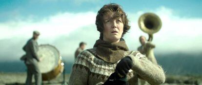 Halldóra Geirharðsdóttir, en el filme.