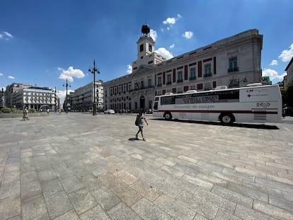 La Puerta del Sol el pasado 10 de julio