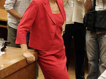 Magdalena Álvarez, en el Congreso de los Diputados.