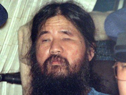 El ex líder de la secta Aum, Shoko Asahara, en 1995.