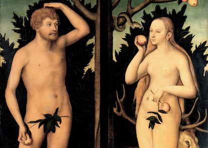 'Adán y Eva', de Lucas Cranach el viejo
