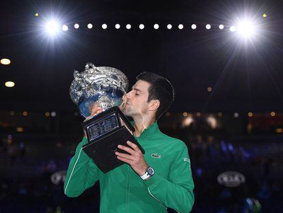 Djokovic - Thiem, las imágenes de la final masculina del Open de Australia