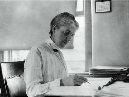 Un retrato sin fechar de Henrietta Swan Leavitt.