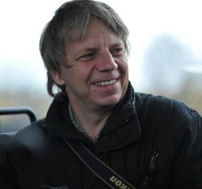 El director alemán Andreas Dresen durante el rodaje de 'Stopped on Track', que se estrena mañana en el festival.