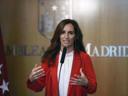 La potavoz de Más Madrid, Mónica García.