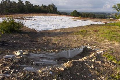 Yacimiento en Lugo afectado por la A-54