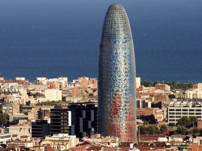 Torre Glòries en Barcelona, propiedad de Merlin Properties, en una imagen de archivo.