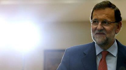 El presidente del Gobierno, Mariano Rajoy, en la presentación del Marco de Actuación para las Personas Mayores este jueves.
