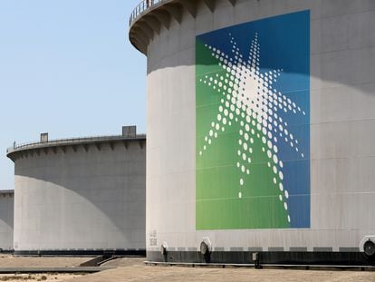 Refinería de petróleo de Aramco en Arabia Saudí.