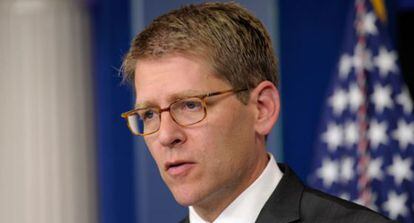 El portavoz de la Casa Blanca, Jay Carney.