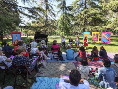 Acto de presentación de los Veranos de la Villa 2018 en el parque de la Emperatriz María de Austria de Carabanchel.