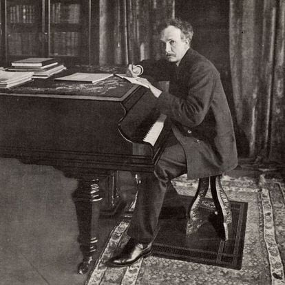 Richard Strauss, en un retrato publicado en el a&ntilde;o 1902, cuando dirigi&oacute; por primera vez en Inglaterra el poema sinf&oacute;nico &#039;Una vida de h&eacute;roe&#039;.