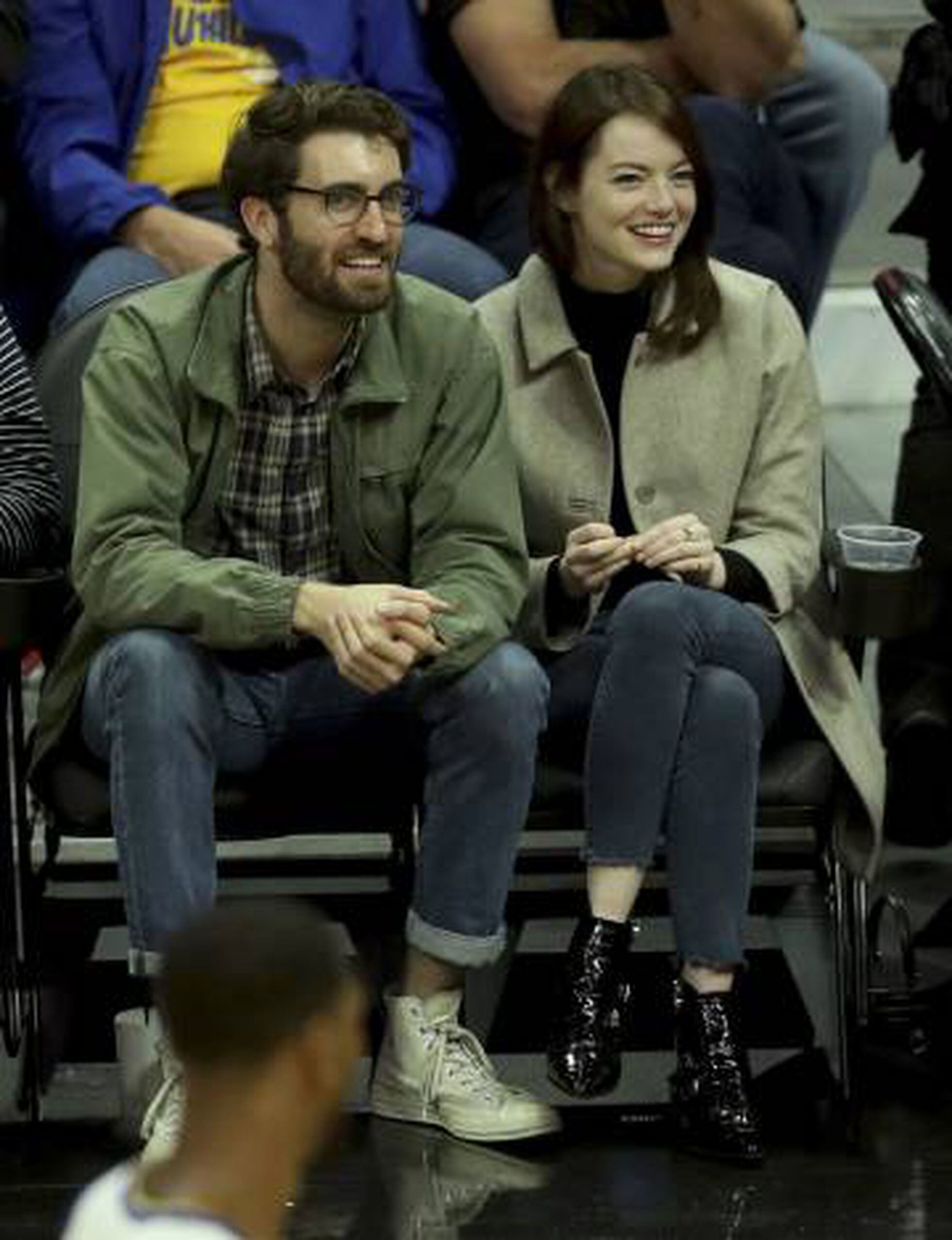 Emma Stone se deja ver por primera vez con su novio, Dave McCary